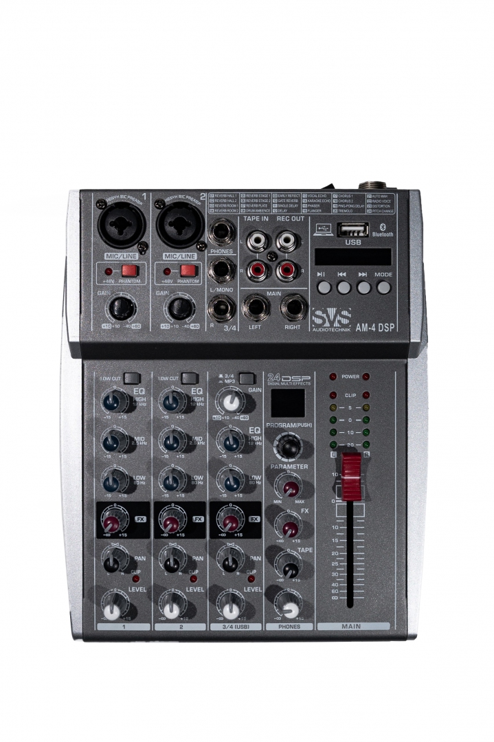 SVS Audiotechnik mixers AM-4 DSP Аналоговый микшерный пульт, 4-канала в Мариинске