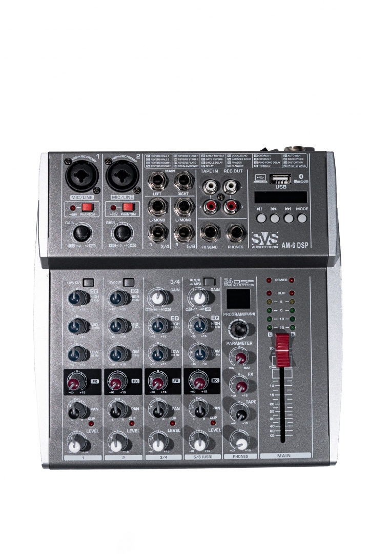 SVS Audiotechnik mixers AM-6 DSP Микшерный пульт аналоговый, 6-канальный SVS Audiotechnik mixers в Мариинске