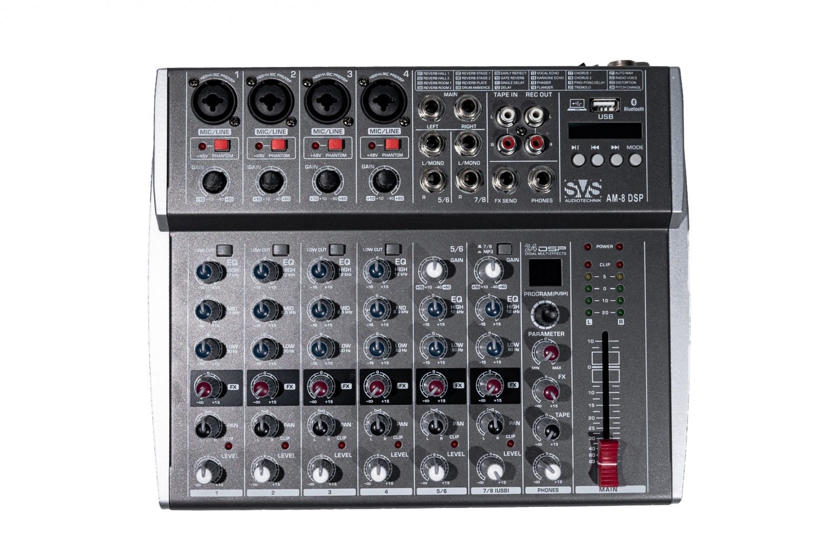 SVS Audiotechnik mixers AM-8 DSP Микшерный пульт аналоговый, 8-канальный в Мариинске